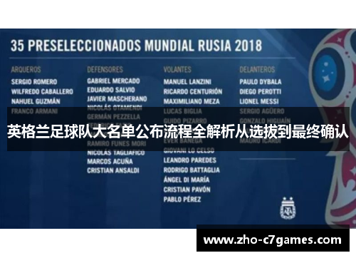 英格兰足球队大名单公布流程全解析从选拔到最终确认